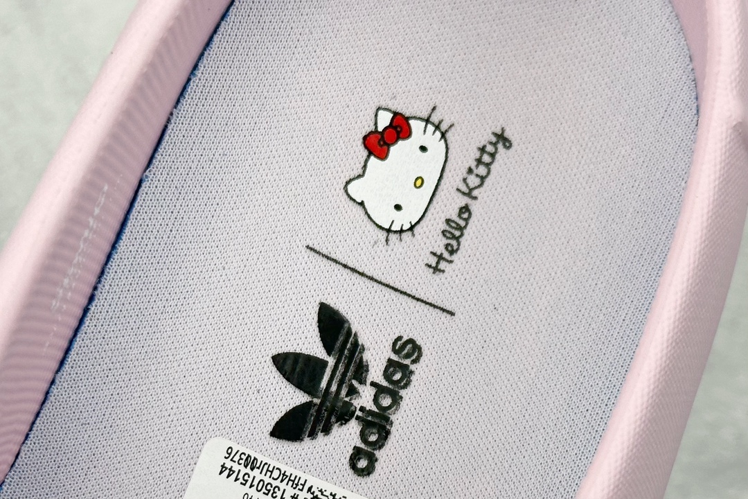 H11版 Hello Kitty/凯蒂猫 × adidas originals AdiFOM StanSmith Mule 粉色 IG4446