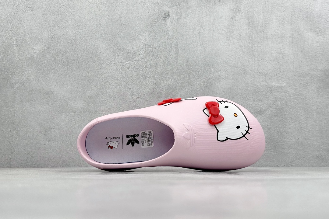 H11版 Hello Kitty/凯蒂猫 × adidas originals AdiFOM StanSmith Mule 粉色 IG4446