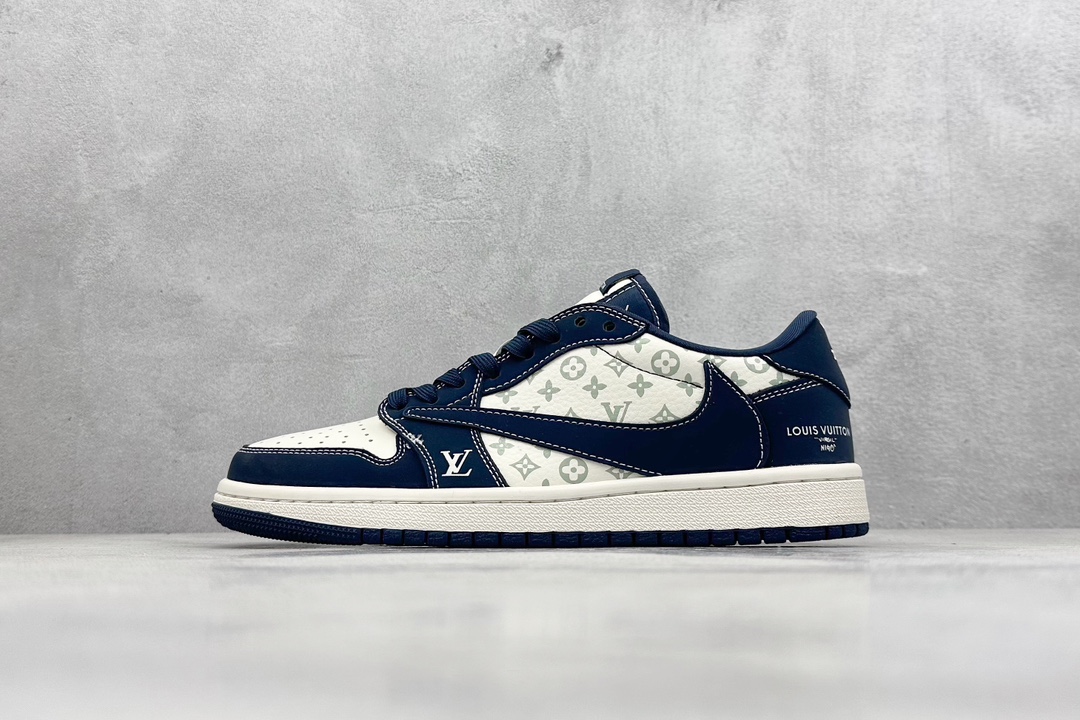 Fragment x TS x Air Jordan 1 Low x LV 三方联名倒钩低帮 LX1988-103