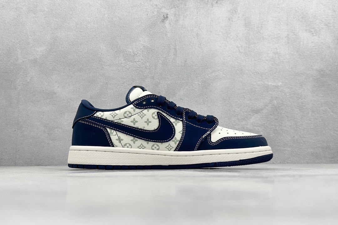 Fragment x TS x Air Jordan 1 Low x LV 三方联名倒钩低帮 LX1988-103