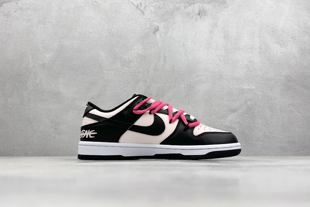 K13版 Nike SB Dunk Low 树莓慕斯 解构抽绳鞋带 CW1590-100