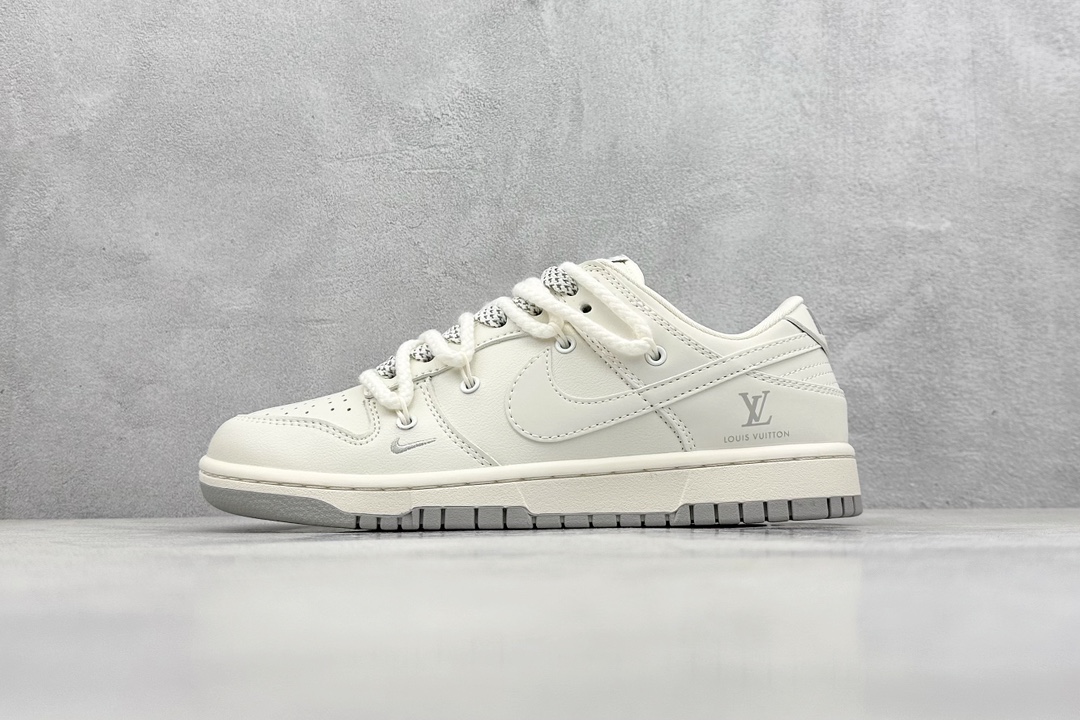 Nike SB Dunk Low x Louis Vuitton 奶白绑带满天星 XX2025-332