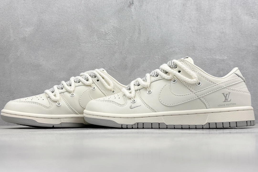 Nike SB Dunk Low x Louis Vuitton 奶白绑带满天星 XX2025-332