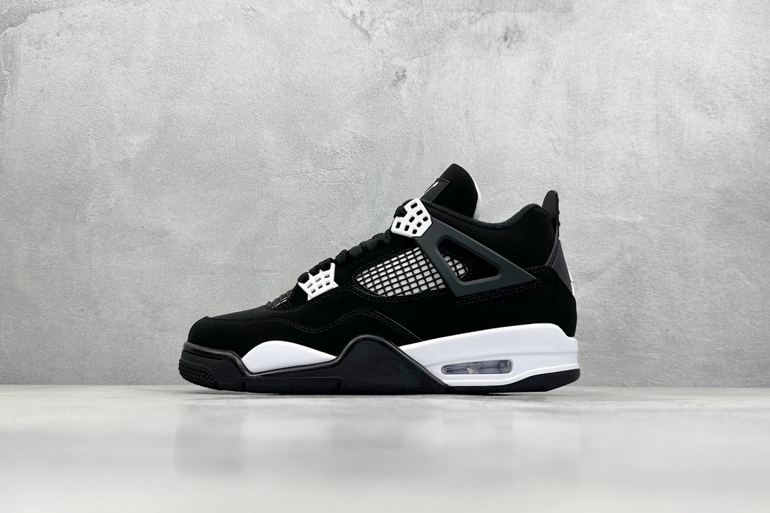 KW神版 Jordan Air Jordan 4 Retro ”WhiteThunder” 黑白 FQ8138-001