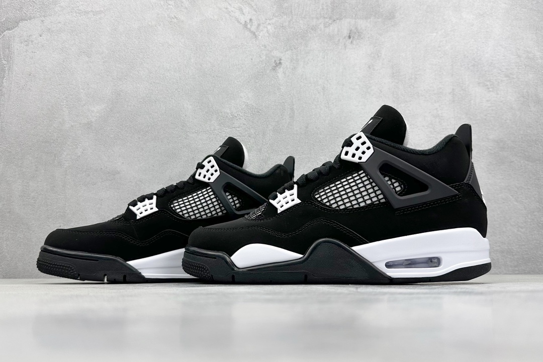 KW神版 Jordan Air Jordan 4 Retro ”WhiteThunder” 黑白 FQ8138-001