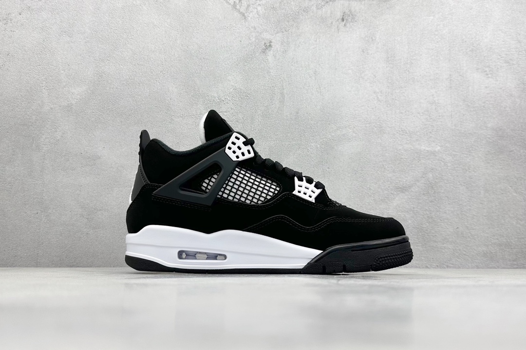 KW神版 Jordan Air Jordan 4 Retro ”WhiteThunder” 黑白 FQ8138-001