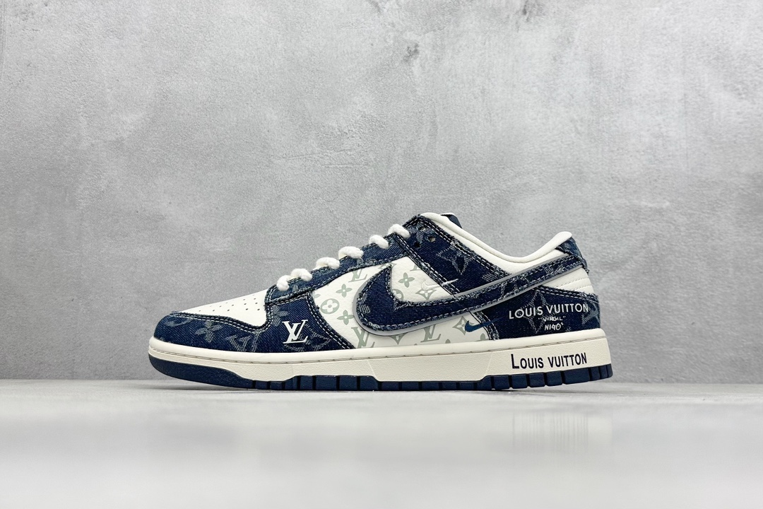 Nike SB Dunk Low x Louis Vuitton 白蓝牛仔 SJ2068-257