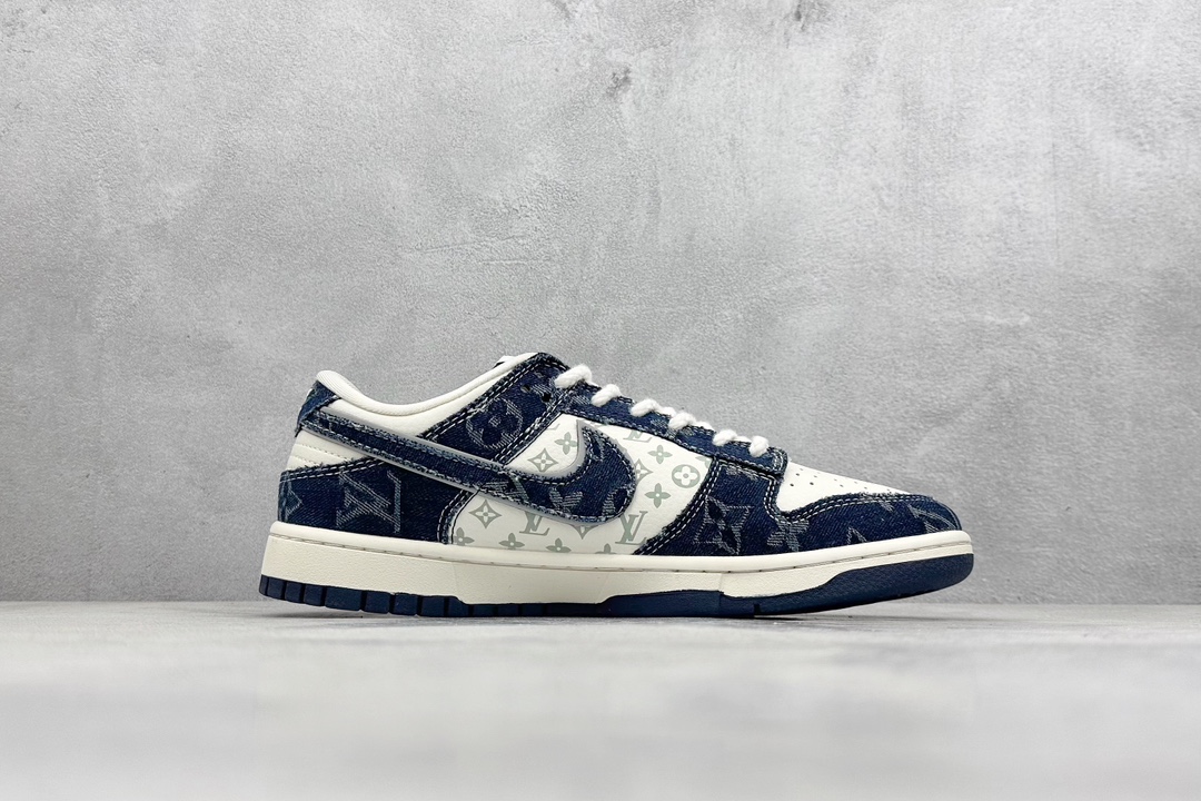 Nike SB Dunk Low x Louis Vuitton 白蓝牛仔 SJ2068-257