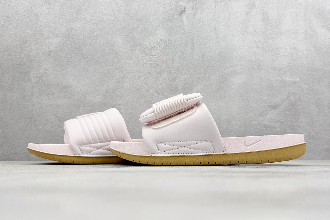 F版 Nike Offcourt Adjust Slides 夏季单品 魔术贴系列 室外沙滩休闲运动一字拖鞋 DV1033-600