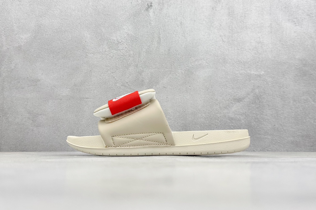 F版 Nike Offcourt Adjust Slides 夏季单品 魔术贴系列 室外沙滩休闲运动一字拖鞋 DV1033-100