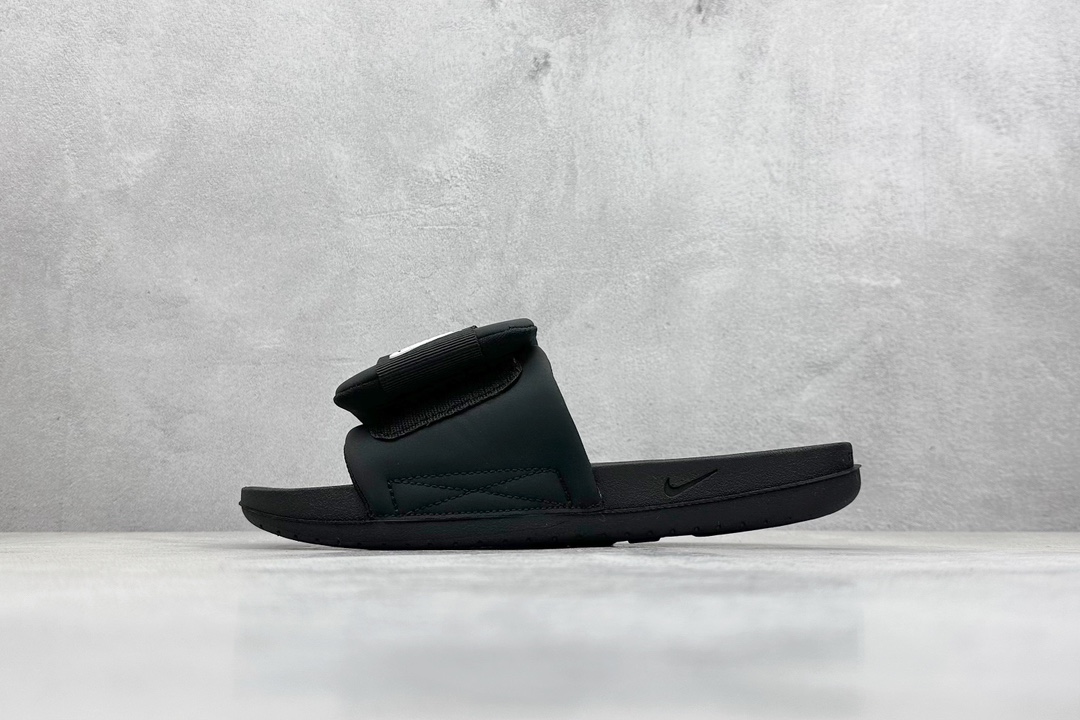 F版 Nike Offcourt Adjust Slides 夏季单品 魔术贴系列 室外沙滩休闲运动一字拖鞋 DQ9624-001