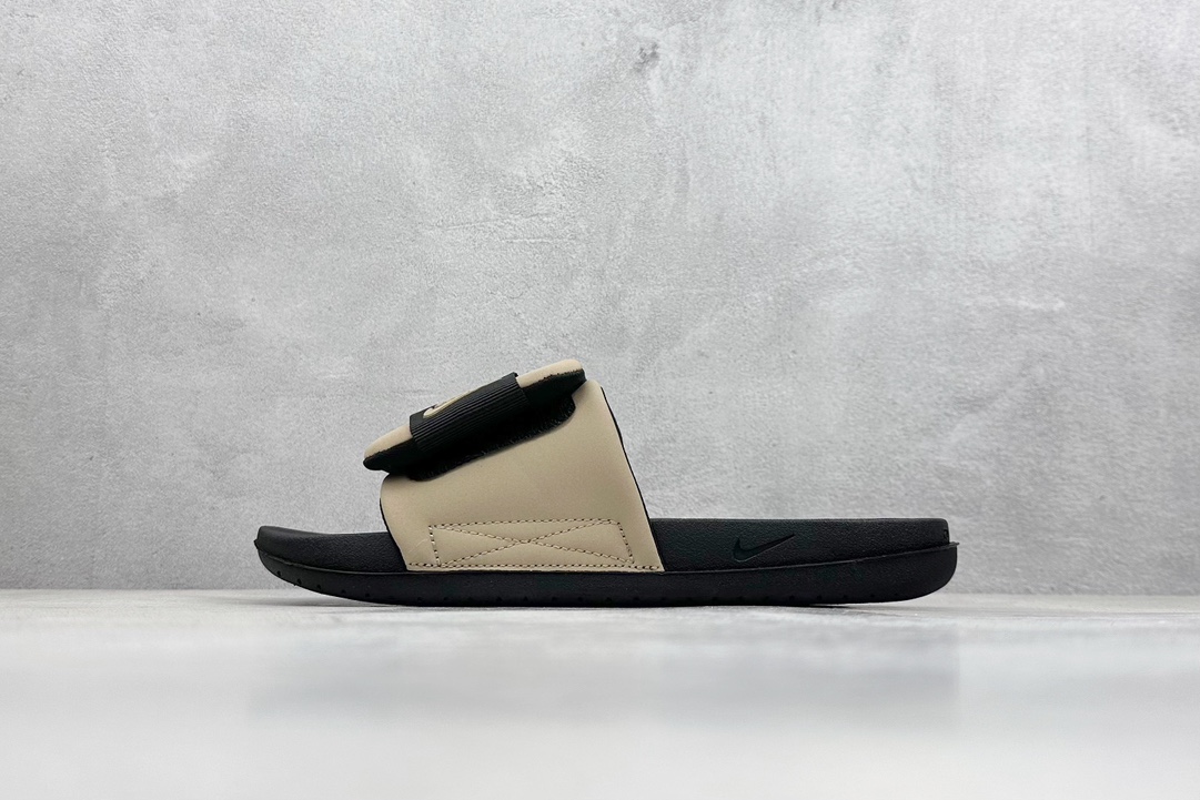 F版 Nike Offcourt Adjust Slides 夏季单品 魔术贴系列 室外沙滩休闲运动一字拖鞋 DQ9624-004