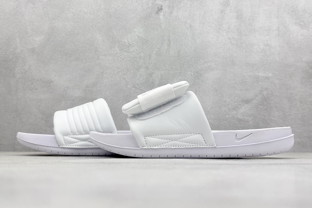 F版 Nike Offcourt Adjust Slides 夏季单品 魔术贴系列 室外沙滩休闲运动一字拖鞋 DV1033-101