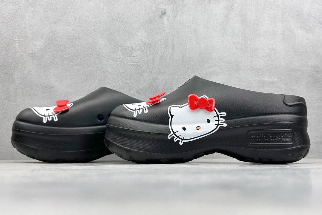 H11版 adidas originals AdiFOM Stan Smith Mule x Hello Kitty/凯蒂猫 IH0280