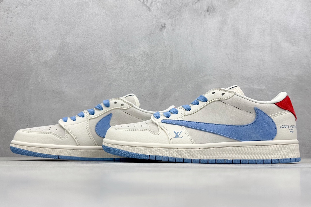 Fragment x TS x Air Jordan 1 Low x LV 三方联名倒钩低帮 XY2688-101