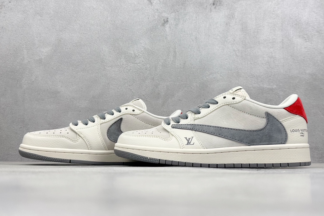 Fragment x TS x Air Jordan 1 Low x LV 三方联名倒钩低帮 XY2688-103