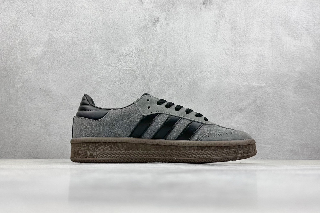 R版 adidas originals Samba Xlg深灰色 ID3201