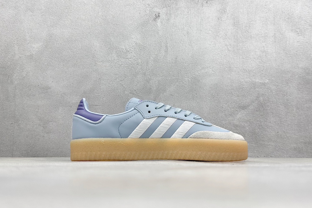 R版 adidas originals Samba 蓝色 IG1953