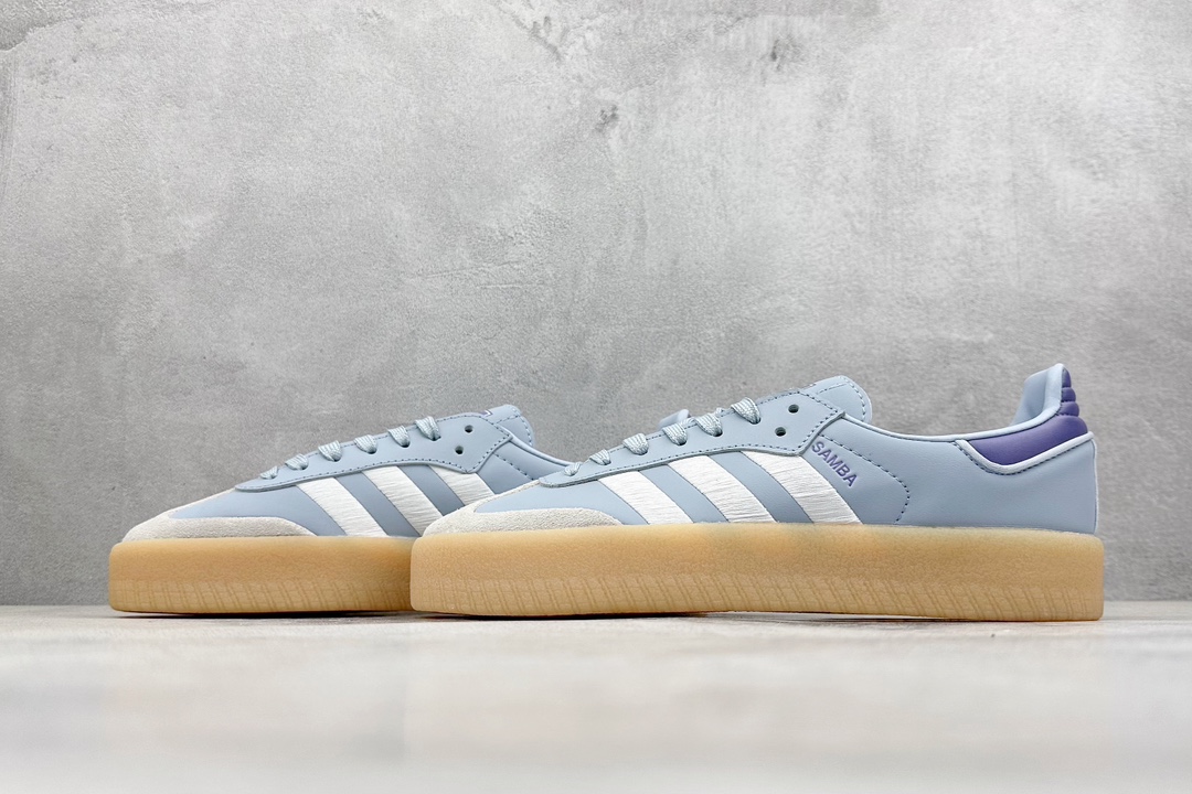 R版 adidas originals Samba 蓝色 IG1953