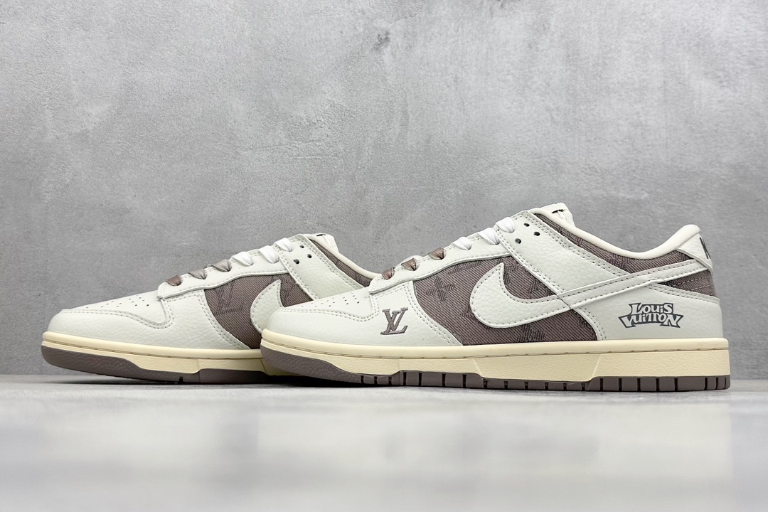 Nk SB Dunk Low LV联名-牛仔拼接 周年高端定制 低帮休闲板鞋 JH8310-956