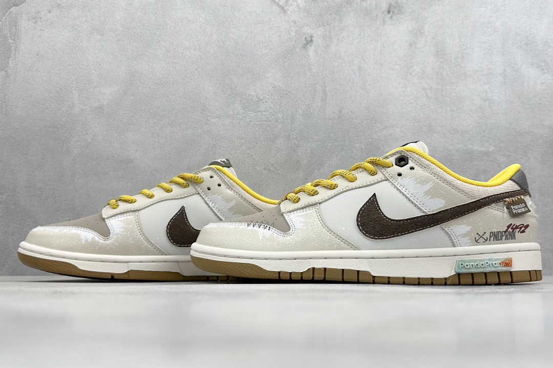 礼盒 Nike SB Dunk Low 熊猫恶作剧 航海时代 风帆 黄棕 FV3629-371