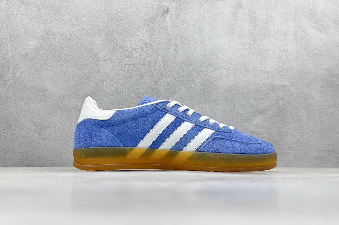 PB版 adidas originals Gazelle Indoor蓝白棕 HQ8717