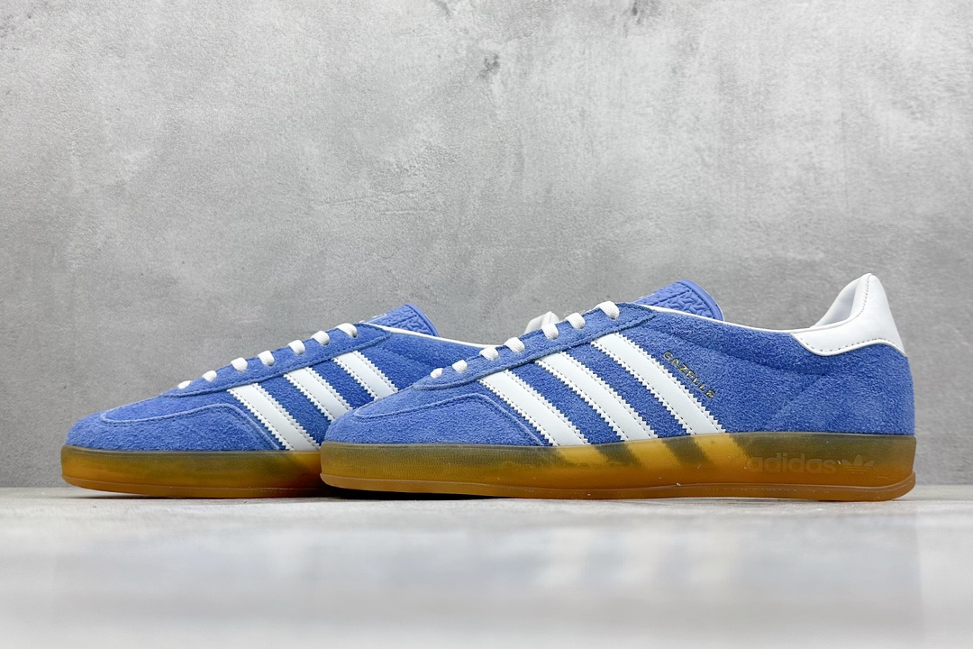 PB版 adidas originals Gazelle Indoor蓝白棕 HQ8717