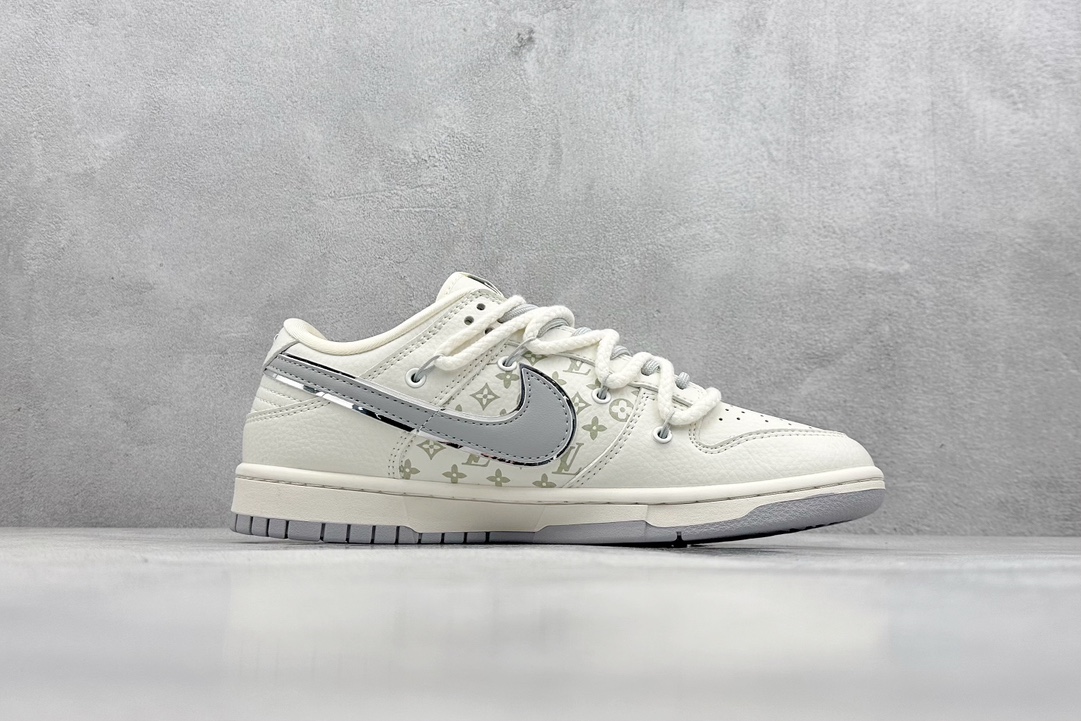 Nike SB Dunk Low x Louis Vuitton 白灰绑带 SJ2068-245