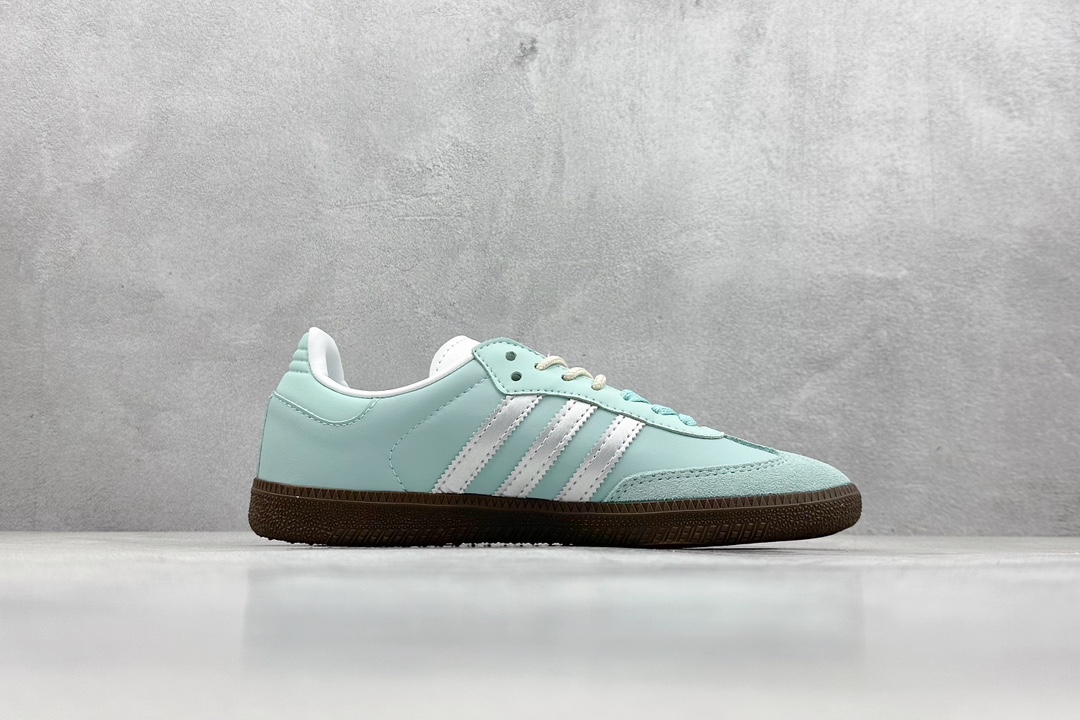 R版 adidas Samba 德训 薄荷绿 B75806