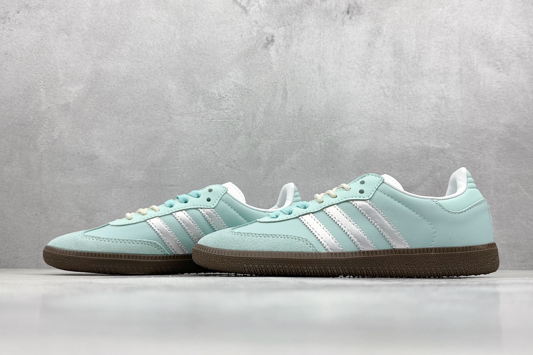 R版 adidas Samba 德训 薄荷绿 B75806