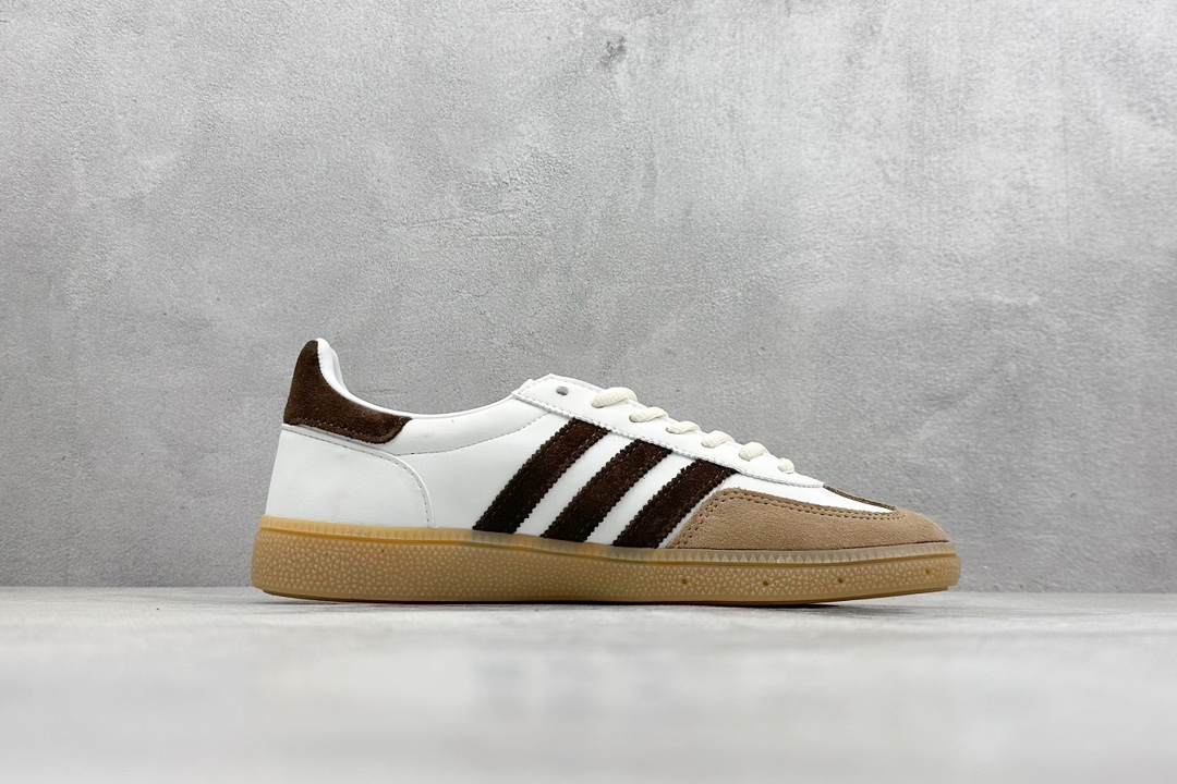 R版 adidas originals Handball Spzl AL 白棕色 IE3709