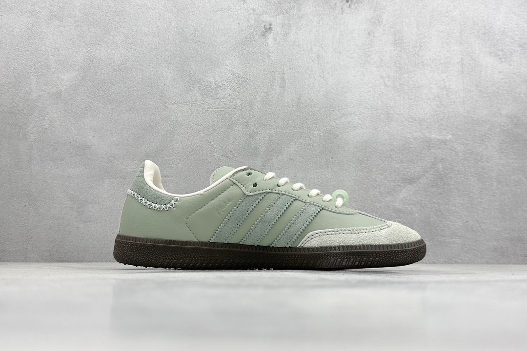 R版 MAHA x adidas originals Samba 浅绿色 IE0967