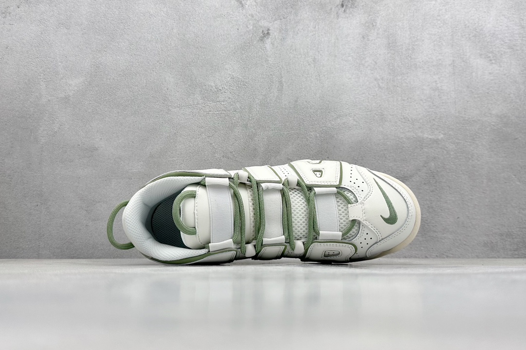 CK版 Air More Uptempo 白绿 代表着历史最高版本皮蓬 FQ8211-100