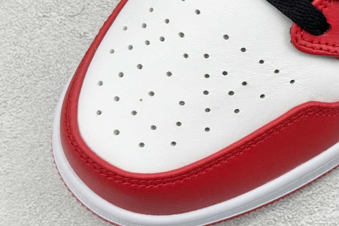 GX平台订单 Air Jordan AJ1 Low 低帮系列 红白黑 553558-163