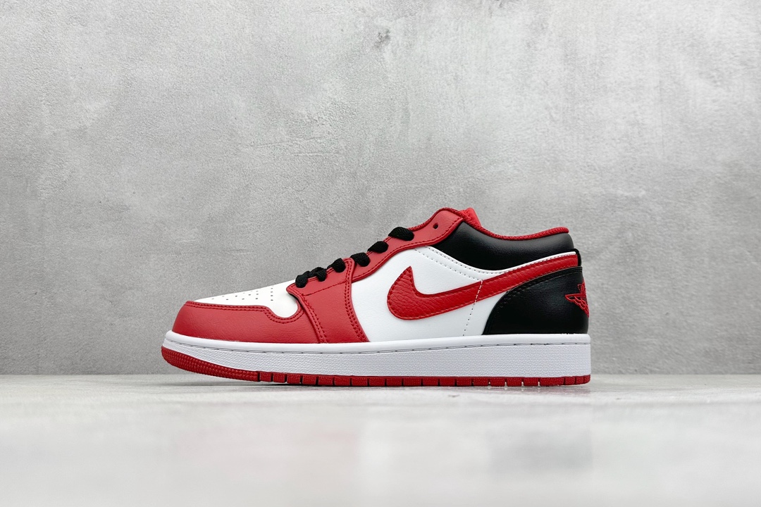 GX平台订单 Air Jordan AJ1 Low 低帮系列 红白黑 553558-163