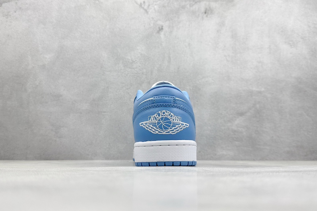 GX平台订单 Air Jordan AJ1 Low 低帮系列 北卡蓝 AO9944-441