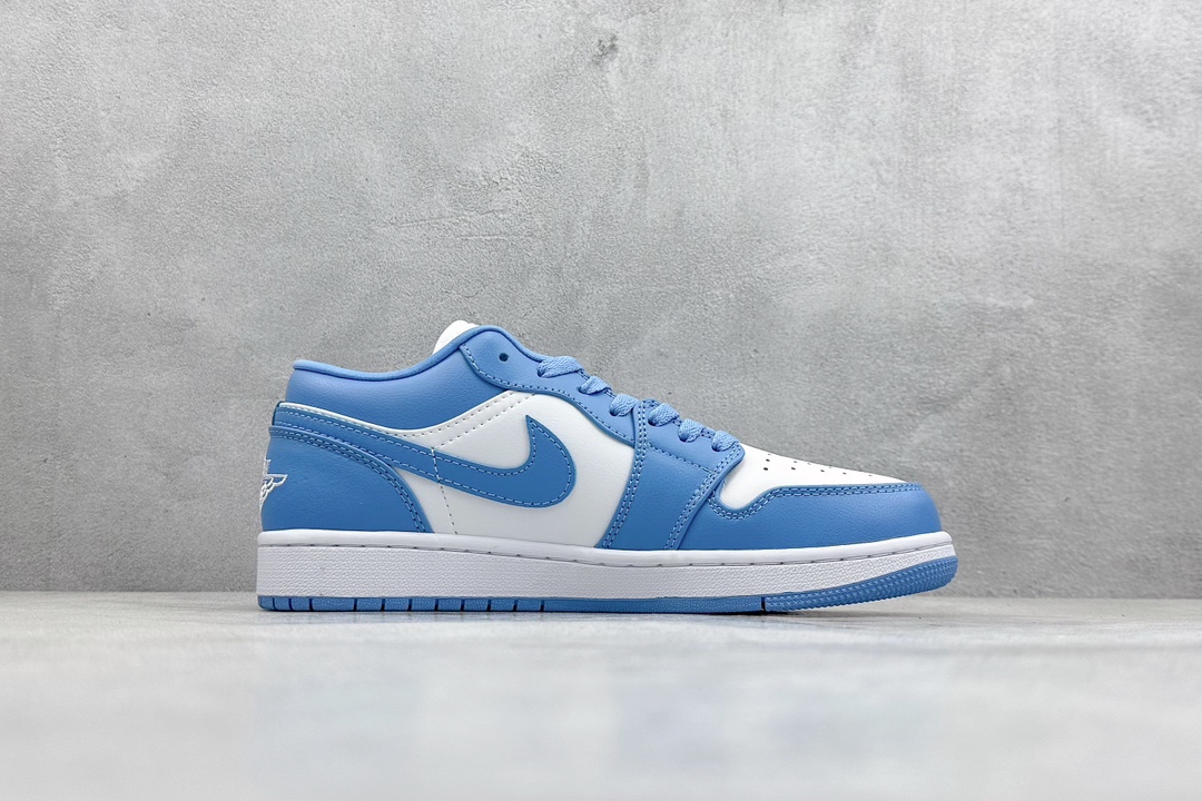 GX平台订单 Air Jordan AJ1 Low 低帮系列 北卡蓝 AO9944-441