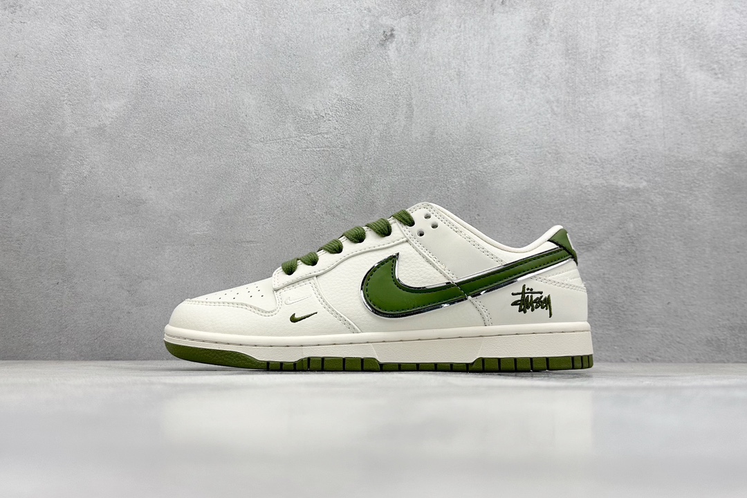 Nike SB Dunk Low x Stussy 斯图西白绿 DQ1098-381