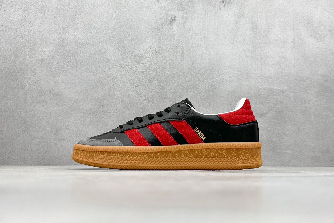 R版 adidas Samba XLG 百搭单品 舒适百搭 潮流增高低帮板鞋 IE9178