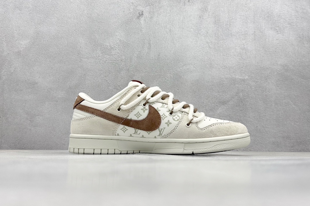 Nike SB Dunk Low x Louis Vuitton LV白棕绑带 FC1688-173