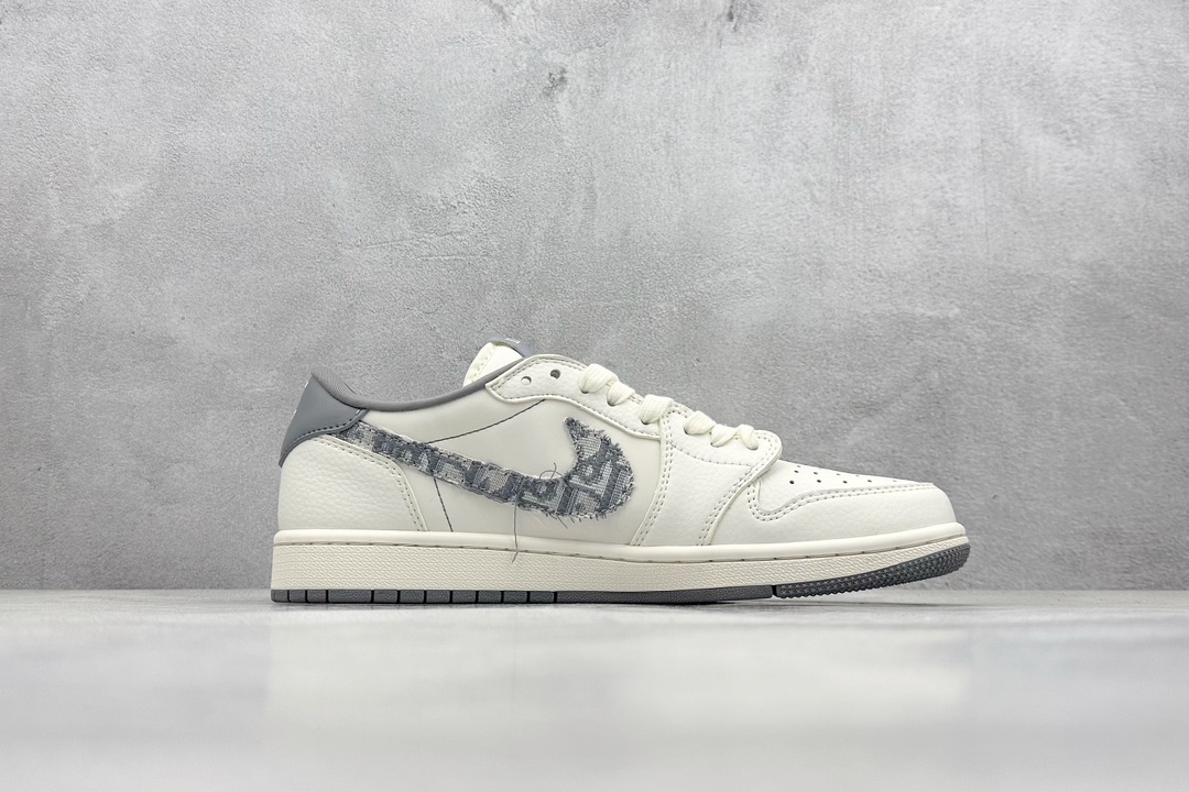 Fragment x TS x Air Jordan 1 Low x Dior 三方联名倒钩低帮 DM6688-603