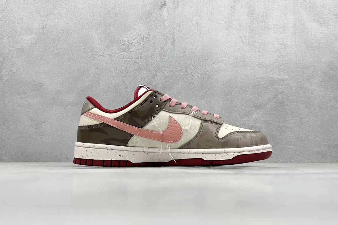 礼盒 Nike SB Dunk Low 熊猫恶作剧 拓荒骑士 粉尘 粉褐 DD1391-601