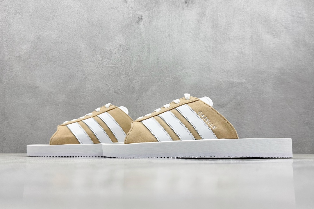 H11版 adidas originals GAZELLE BEACH 米白 JQ7422