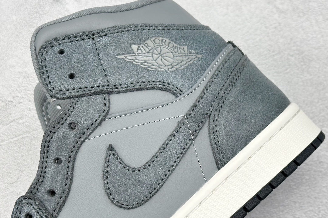 Dt纯原 Air Jordan 1 Mid 烟灰 当前市场最优版本 FJ3448-001