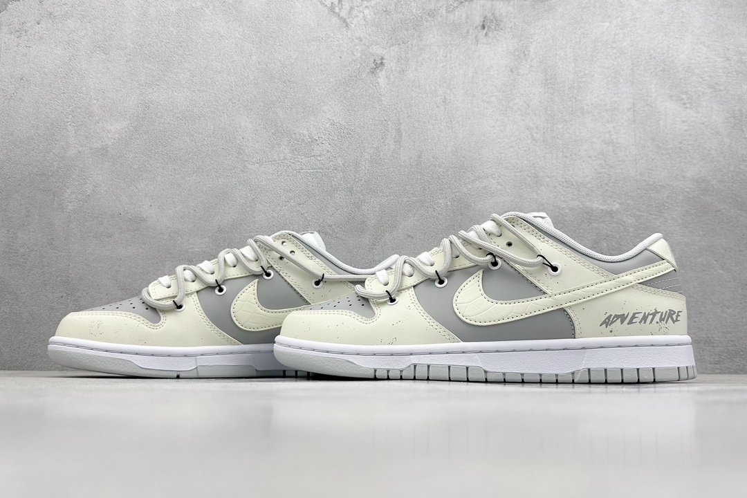 YC版 NIKE SB Dunk Low 白龙马 解构绑带 灰白 HF0730-160