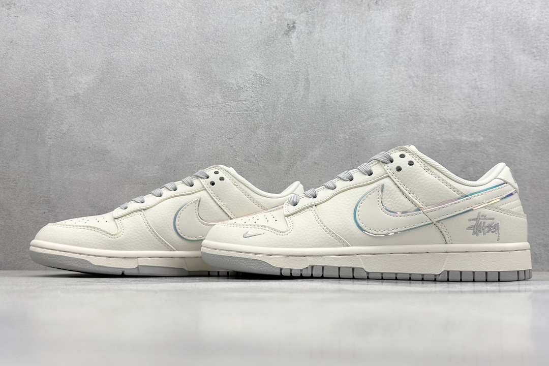 Nike SB Dunk Low x Stussy 斯图西白镭射 XY1688-002