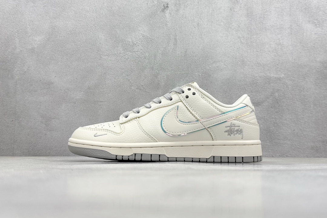 Nike SB Dunk Low x Stussy 斯图西白镭射 XY1688-002