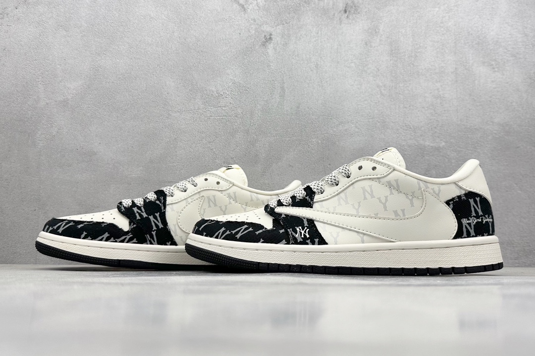 Travis Scott x Nike Air Jordan 1 Low x MLB 三方联名 SJ2068-104