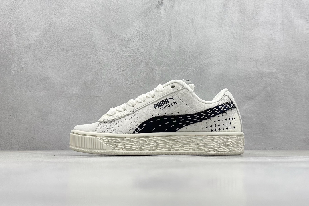 PUMA Suede XL 厚鞋舌 轻便防滑低帮板鞋 395777-02