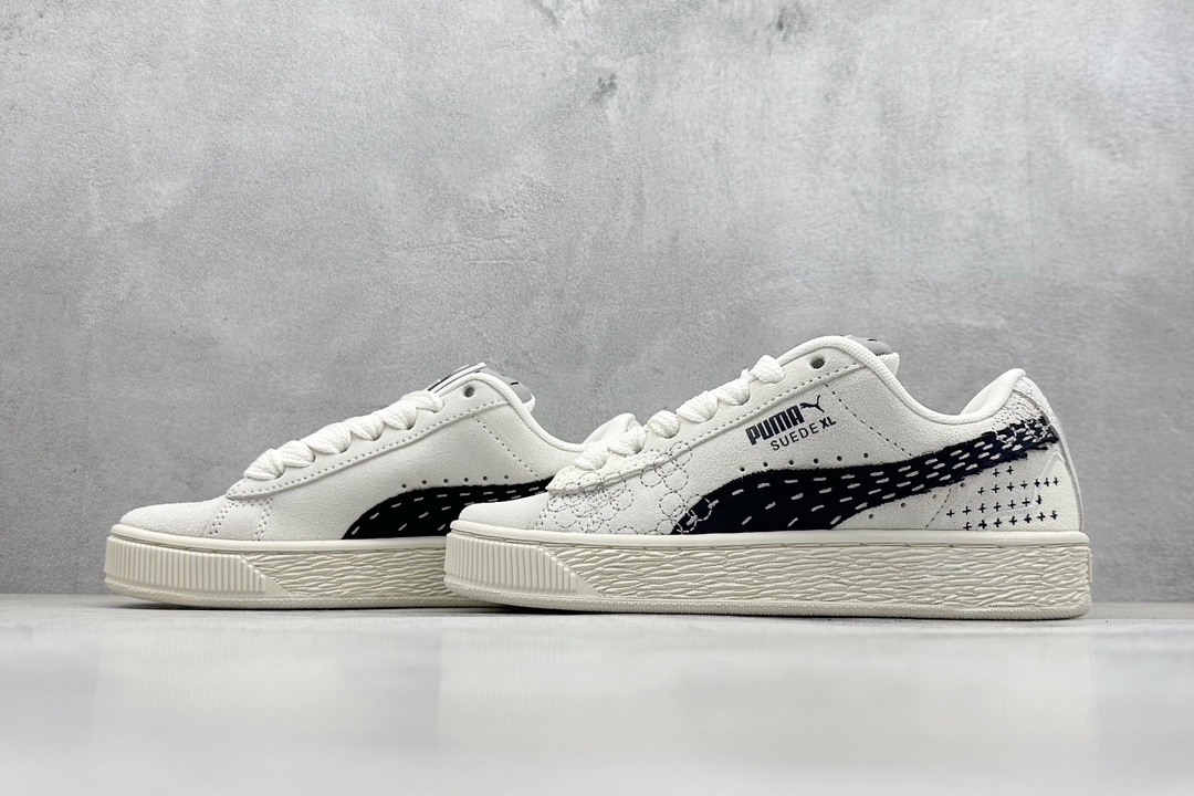 PUMA Suede XL 厚鞋舌 轻便防滑低帮板鞋 395777-02